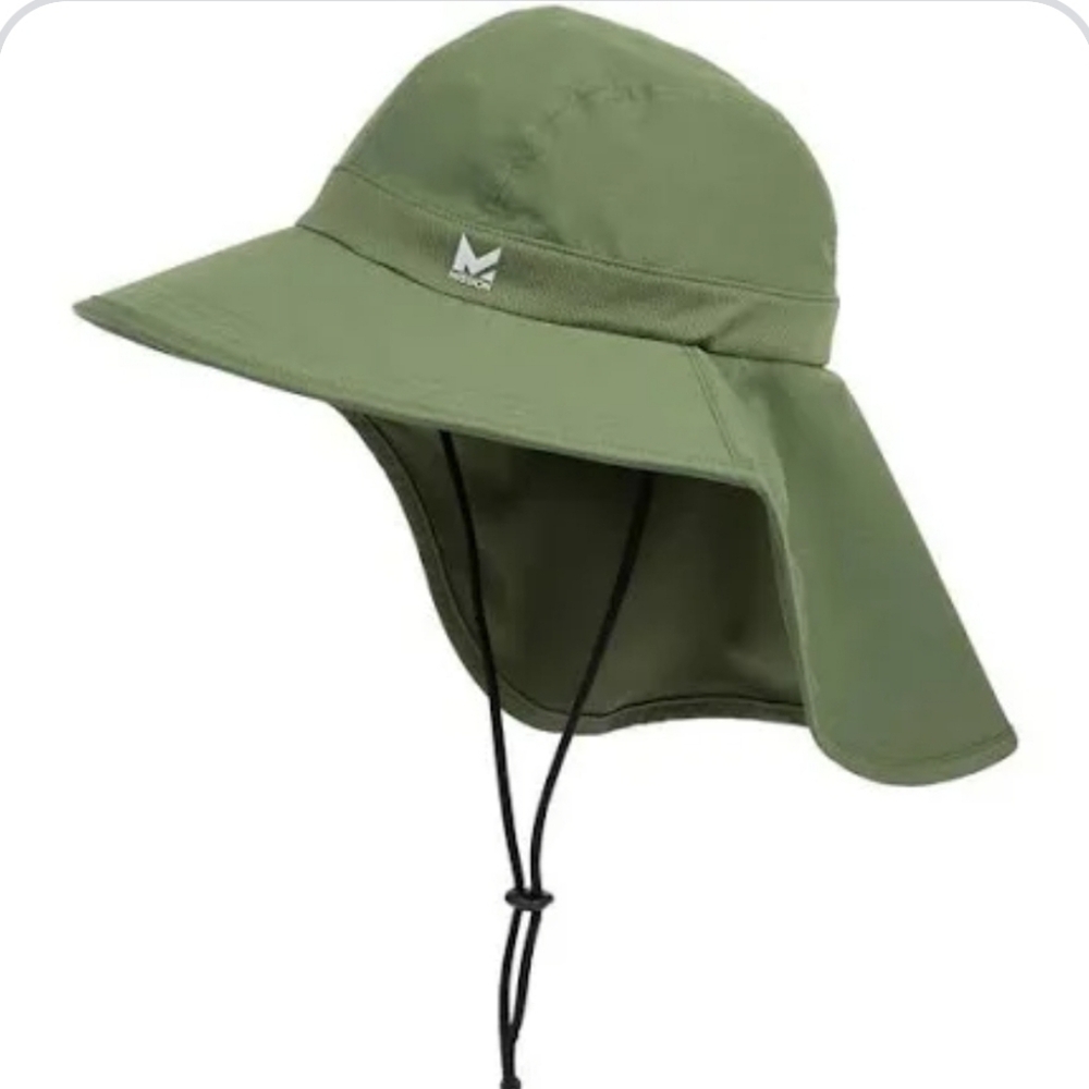Mission Cooling Hat Sun Protector Flap For Neck Protection Bronze Green